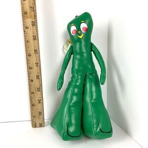 Gumby Goodstuff 1999 Stuffed Plush Toy 9" w/ Car Cling Suction Cup